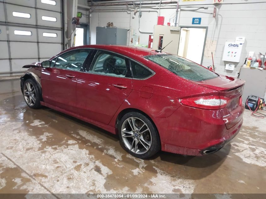 2013 FORD FUSION TITANIUM - 3FA6P0K94DR102494