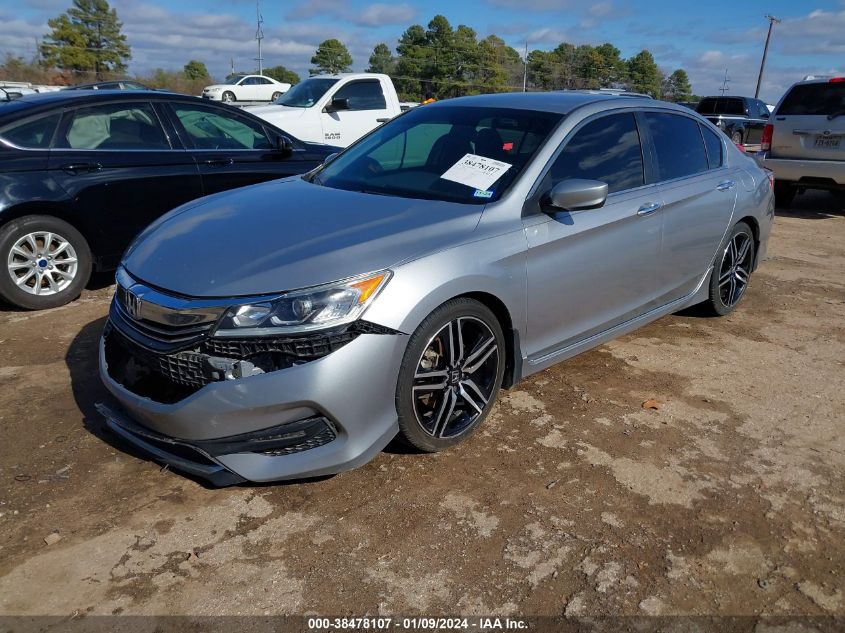 2017 HONDA ACCORD SPORT SE - 1HGCR2F1XHA128543