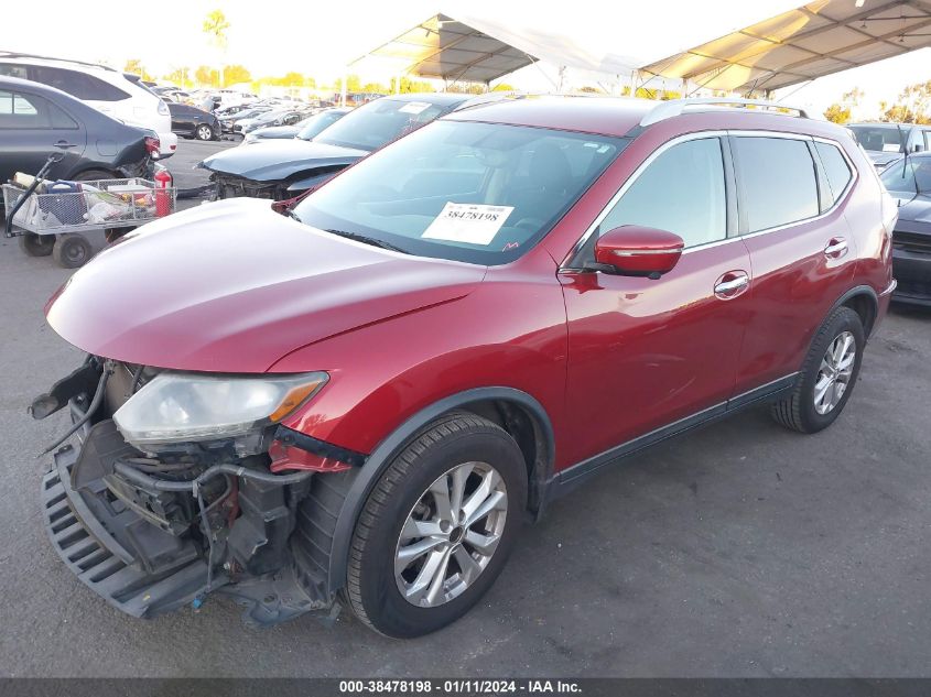 2015 NISSAN ROGUE S/SL/SV - 5N1AT2MLXFC888335
