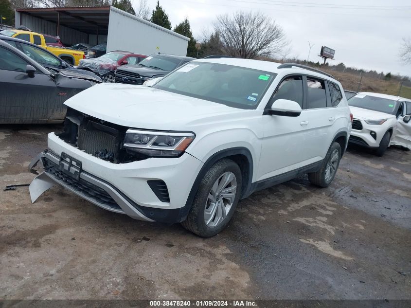 2022 VOLKSWAGEN ATLAS SE - 1V2WR2CA1NC543278