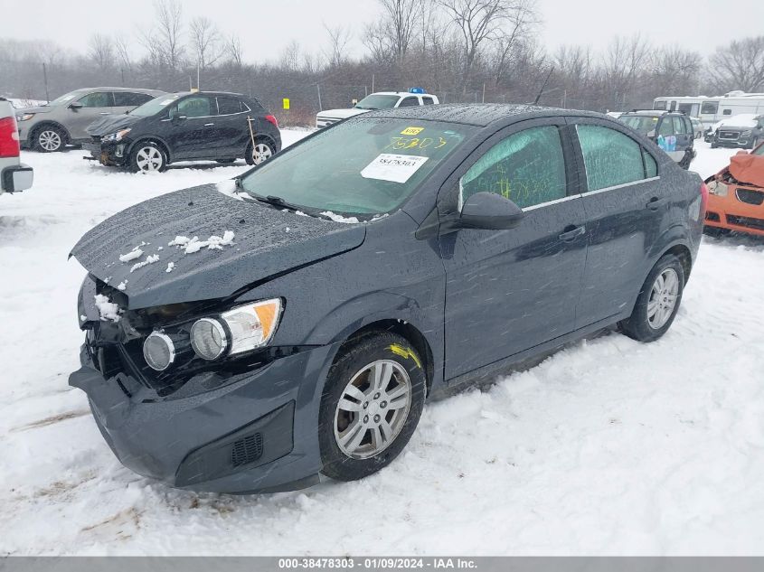 2013 CHEVROLET SONIC LT - 1G1JC5SH8D4136850