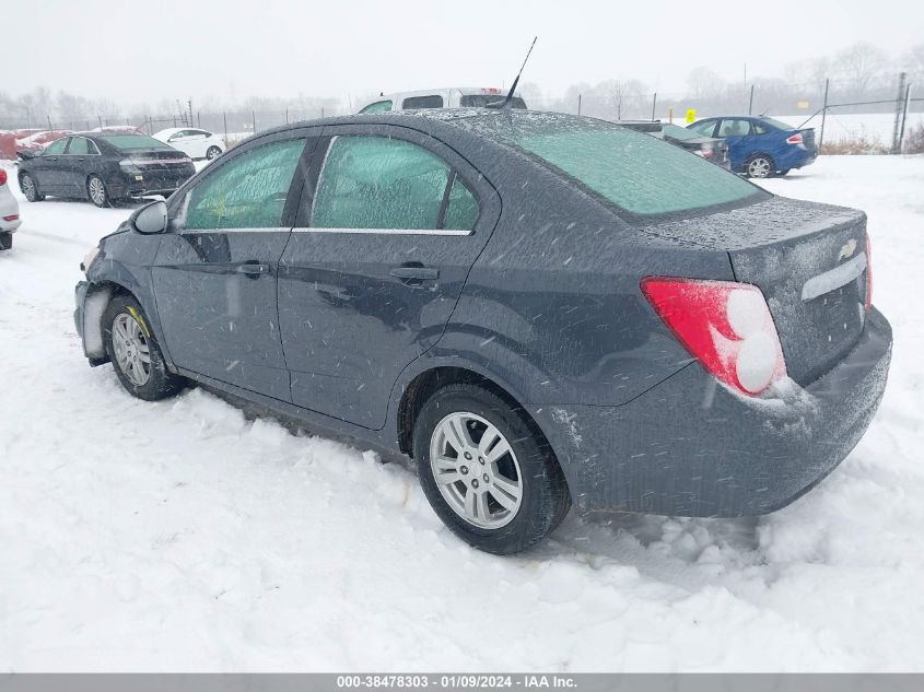 2013 CHEVROLET SONIC LT - 1G1JC5SH8D4136850
