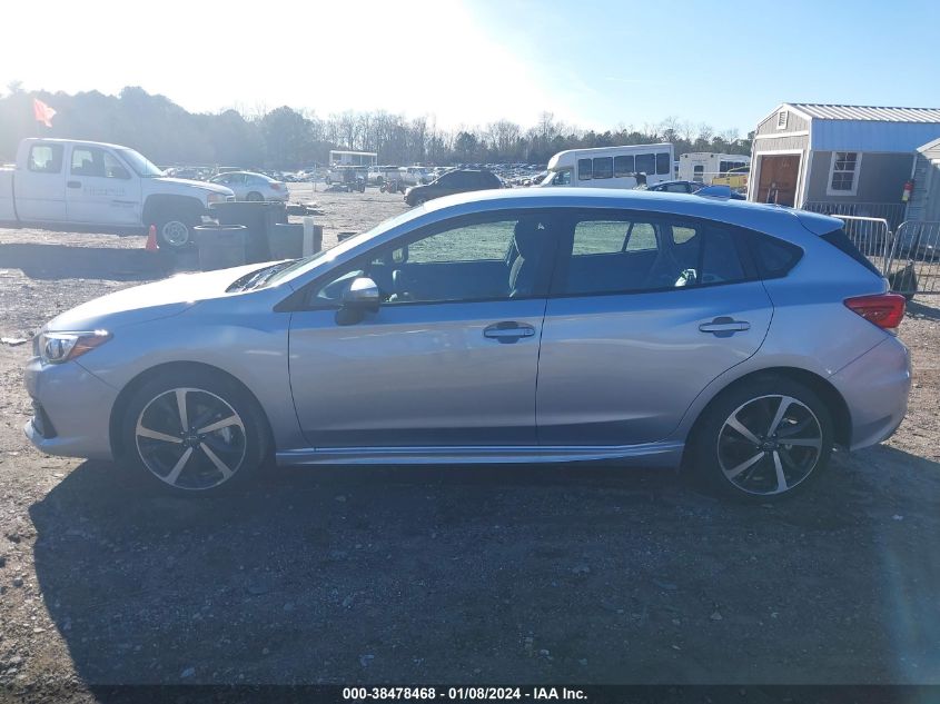 2023 SUBARU IMPREZA SPORT 5-DOOR - 4S3GTAL69P3719591