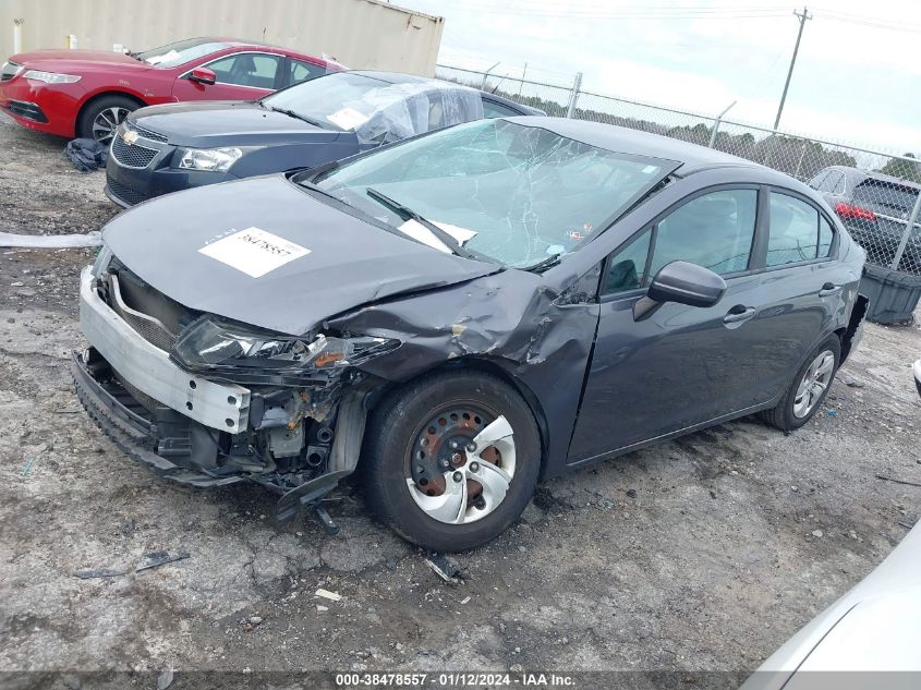 2015 HONDA CIVIC LX - 19XFB2F54FE055845