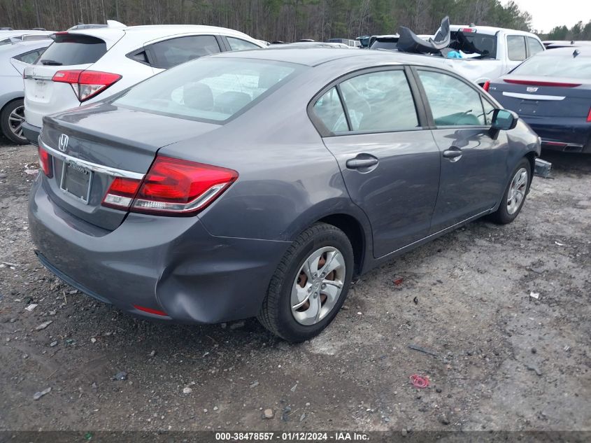 2015 HONDA CIVIC LX - 19XFB2F54FE055845