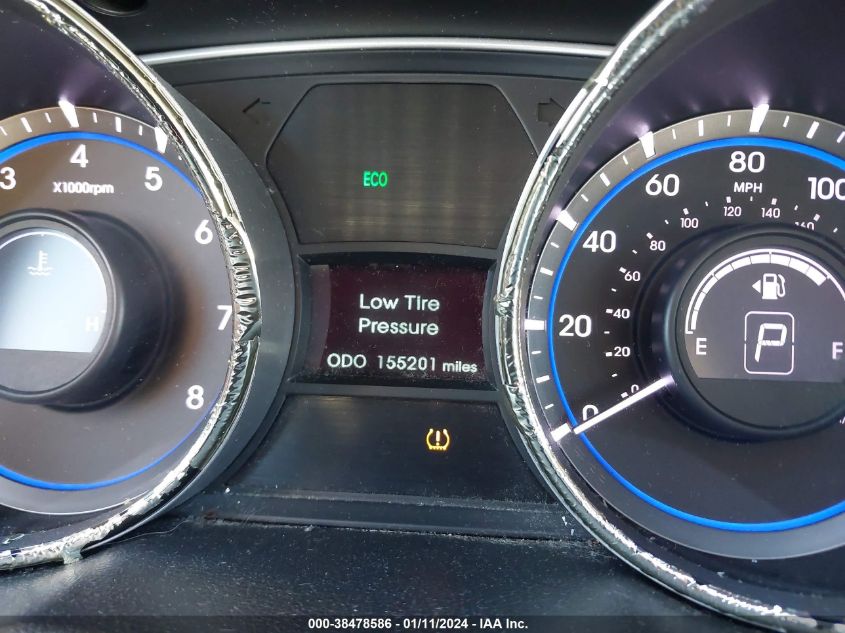 2013 HYUNDAI SONATA GLS - 5NPEB4AC0DH718186