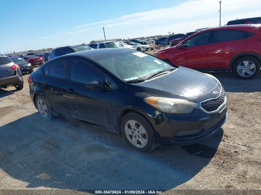 2016 KIA FORTE LX - KNAFK4A60G5591276