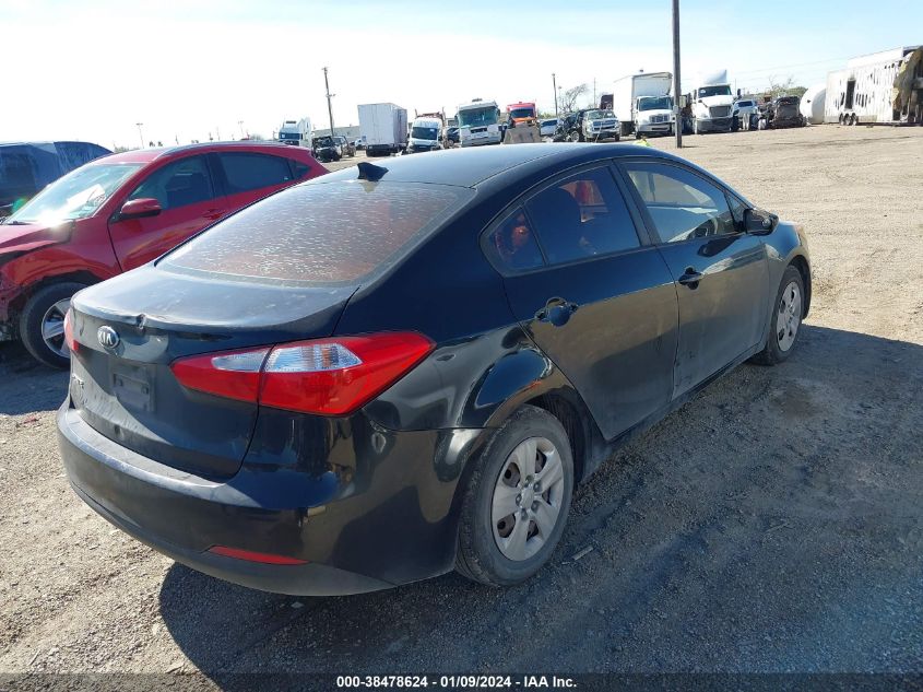 2016 KIA FORTE LX - KNAFK4A60G5591276