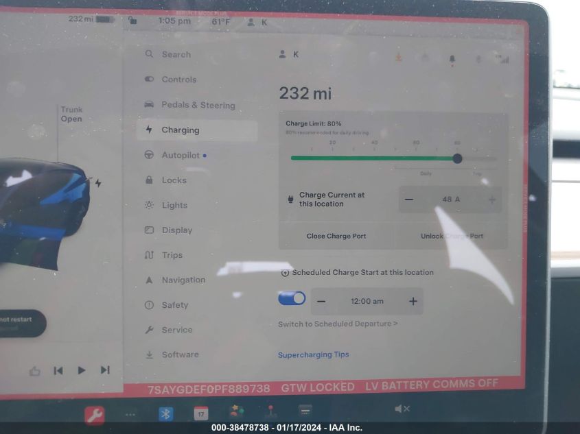 2023 TESLA MODEL Y AWD/PERFORMANCE DUAL MOTOR ALL-WHEEL DRIVE - 7SAYGDEF0PF889738