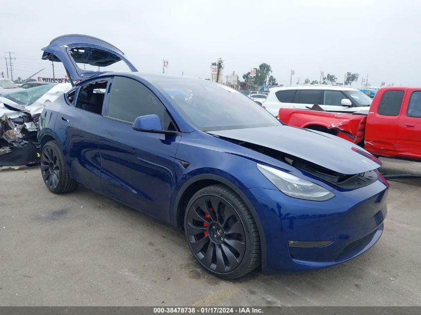 2023 TESLA MODEL Y AWD/PERFORMANCE DUAL MOTOR ALL-WHEEL DRIVE - 7SAYGDEF0PF889738