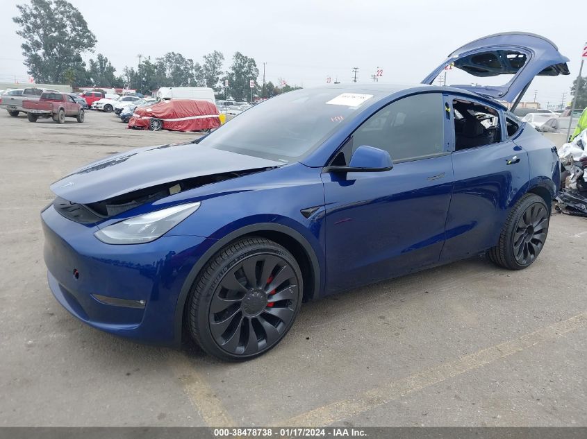 2023 TESLA MODEL Y AWD/PERFORMANCE DUAL MOTOR ALL-WHEEL DRIVE - 7SAYGDEF0PF889738