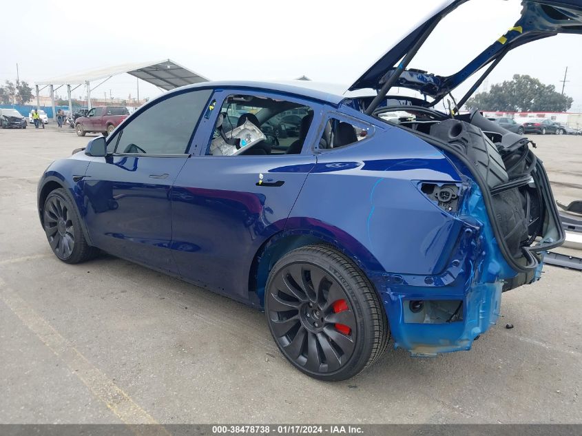 2023 TESLA MODEL Y AWD/PERFORMANCE DUAL MOTOR ALL-WHEEL DRIVE - 7SAYGDEF0PF889738