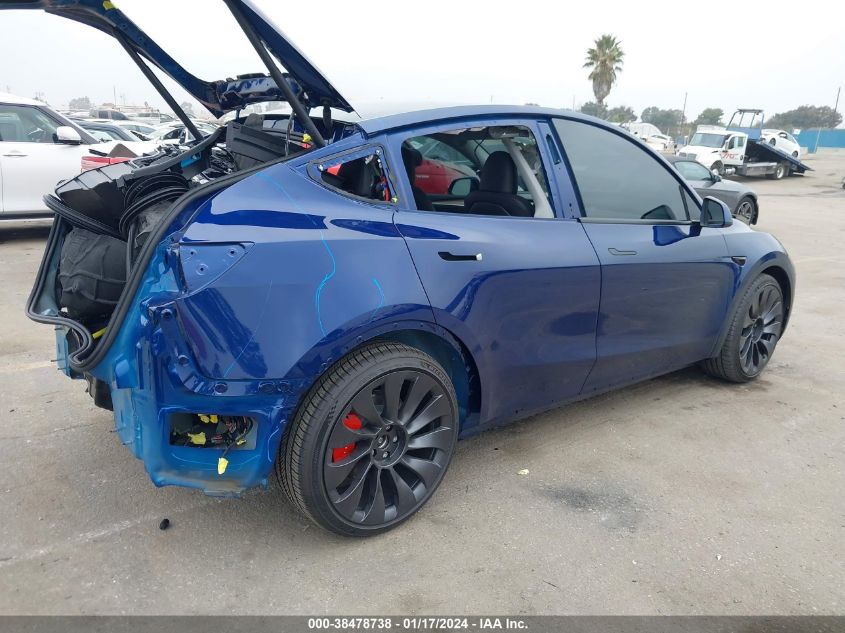 2023 TESLA MODEL Y AWD/PERFORMANCE DUAL MOTOR ALL-WHEEL DRIVE - 7SAYGDEF0PF889738