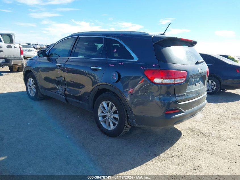 2018 KIA SORENTO LX/L - 5XYPG4A55JG388382