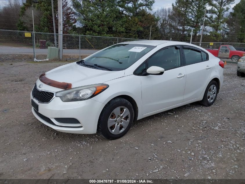 2014 KIA FORTE LX - KNAFK4A60E5048216