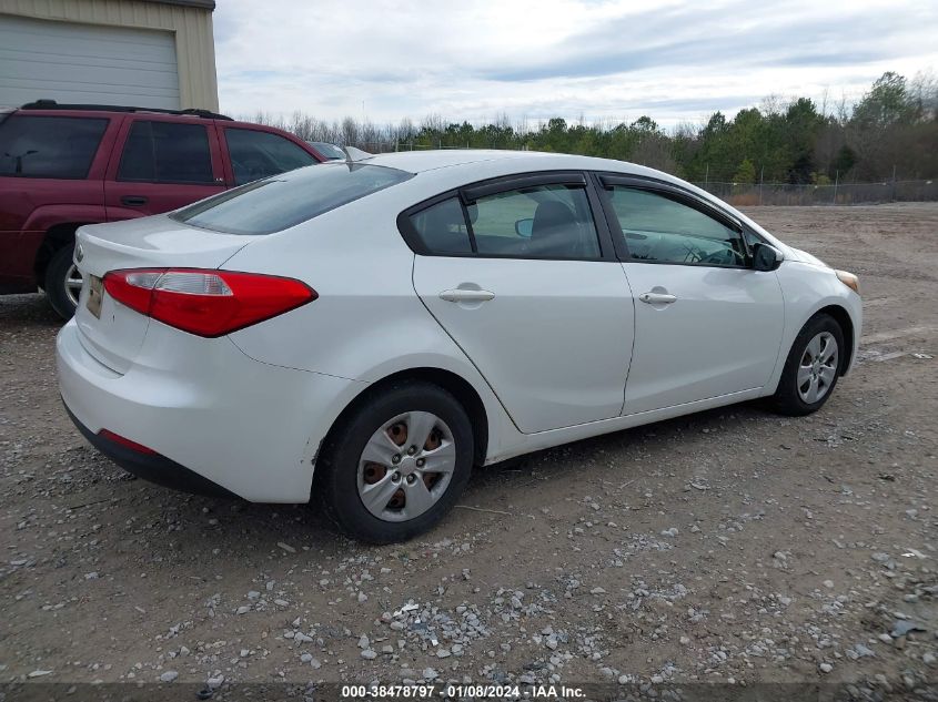 2014 KIA FORTE LX - KNAFK4A60E5048216