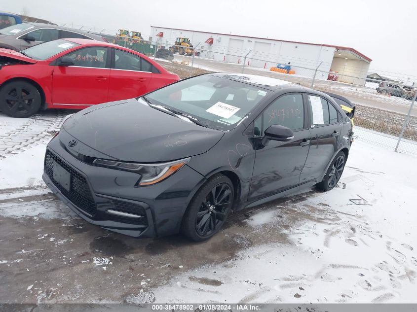 2022 TOYOTA COROLLA SE NIGHTSHADE EDITION - 5YFS4MCEXNP115388