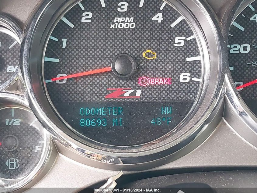 2013 CHEVROLET SILVERADO 1500 LT - 3GCPKSE75DG103541
