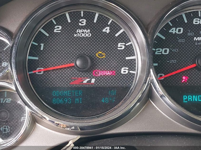 2013 CHEVROLET SILVERADO 1500 LT - 3GCPKSE75DG103541
