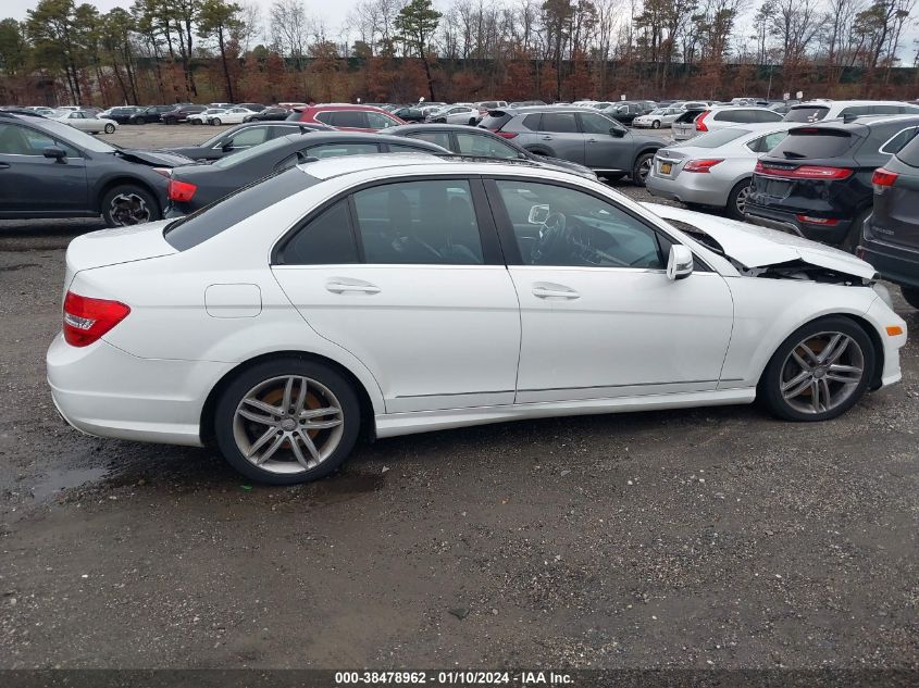 2013 MERCEDES-BENZ C 300 LUXURY 4MATIC/SPORT 4MATIC - WDDGF8AB4DR242504