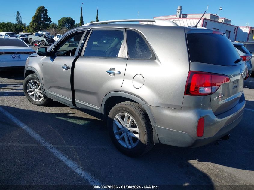 2015 KIA SORENTO LX V6 - 5XYKT4A75FG638542