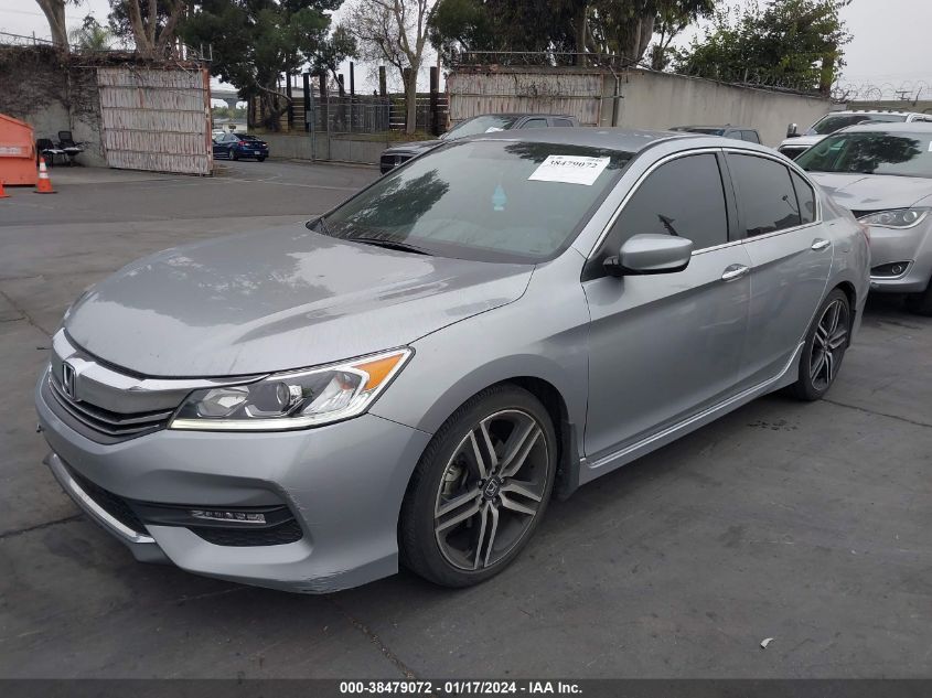 2017 HONDA ACCORD SPORT - 1HGCR2F57HA115607