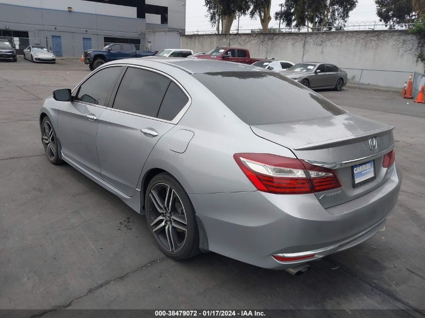 2017 HONDA ACCORD SPORT - 1HGCR2F57HA115607