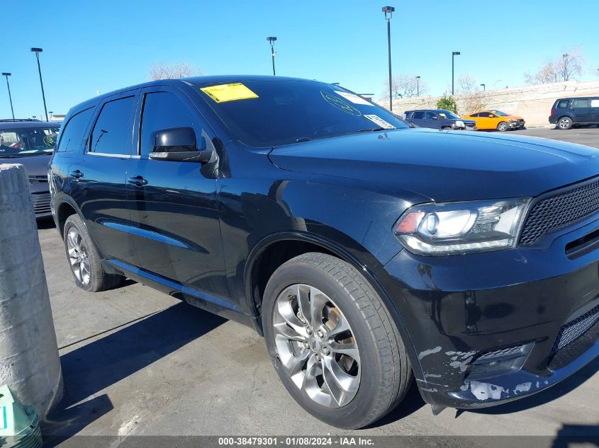 2019 DODGE DURANGO GT PLUS AWD - 1C4RDJDG8KC744052