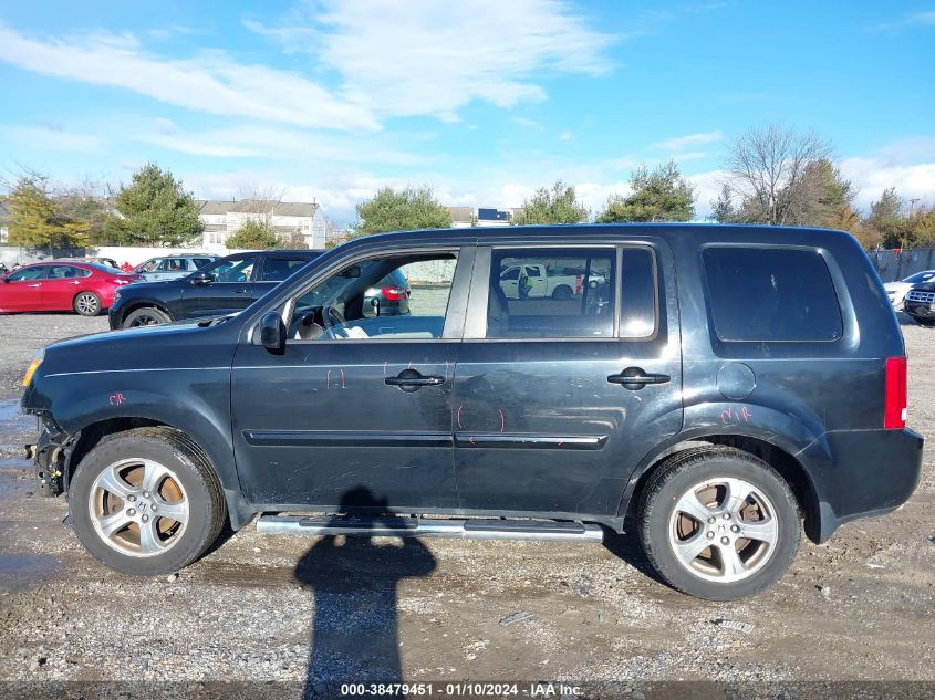 2013 HONDA PILOT EX-L - 5FNYF4H67DB015698