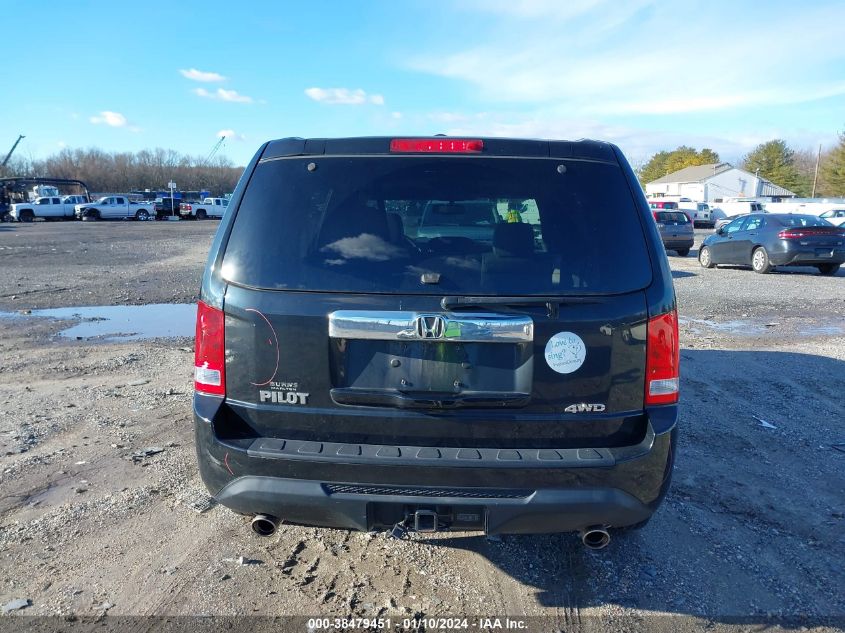 2013 HONDA PILOT EX-L - 5FNYF4H67DB015698