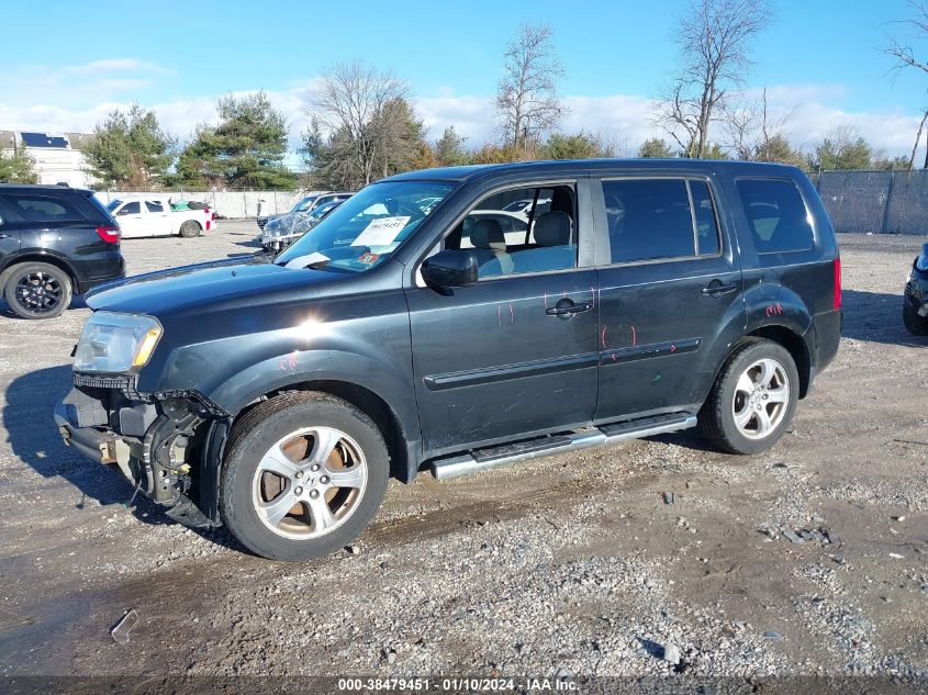 2013 HONDA PILOT EX-L - 5FNYF4H67DB015698