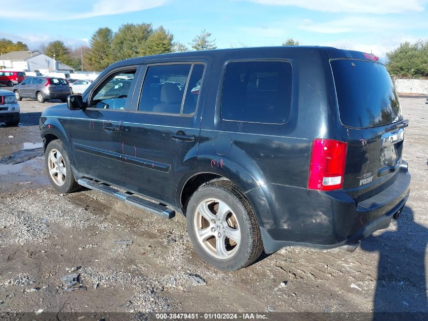 2013 HONDA PILOT EX-L - 5FNYF4H67DB015698