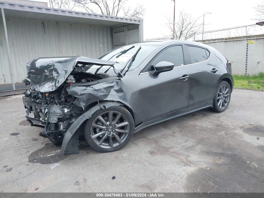 VIN JM1BPBLL9M1327597 2021 MAZDA MAZDA3 PREFERRED