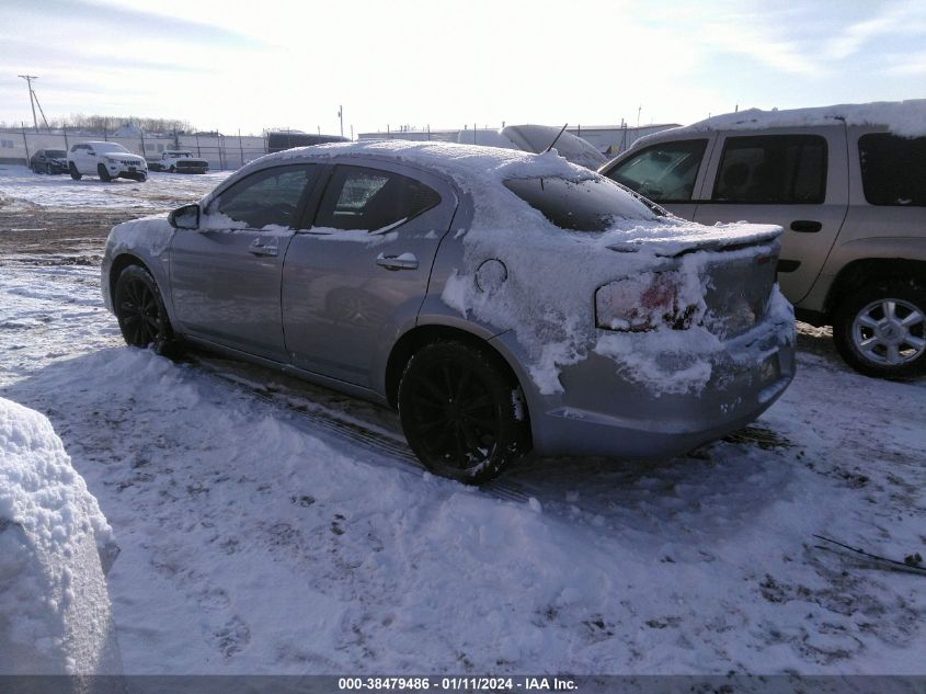 2013 DODGE AVENGER SXT - 1C3CDZCBXDN655198