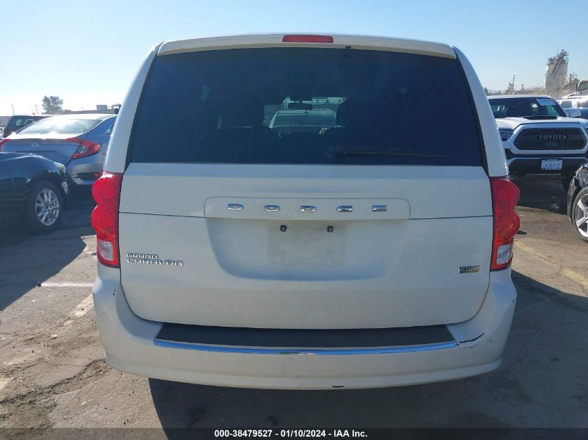 2013 DODGE GRAND CARAVAN SXT - 2C4RDGCG8DR527597