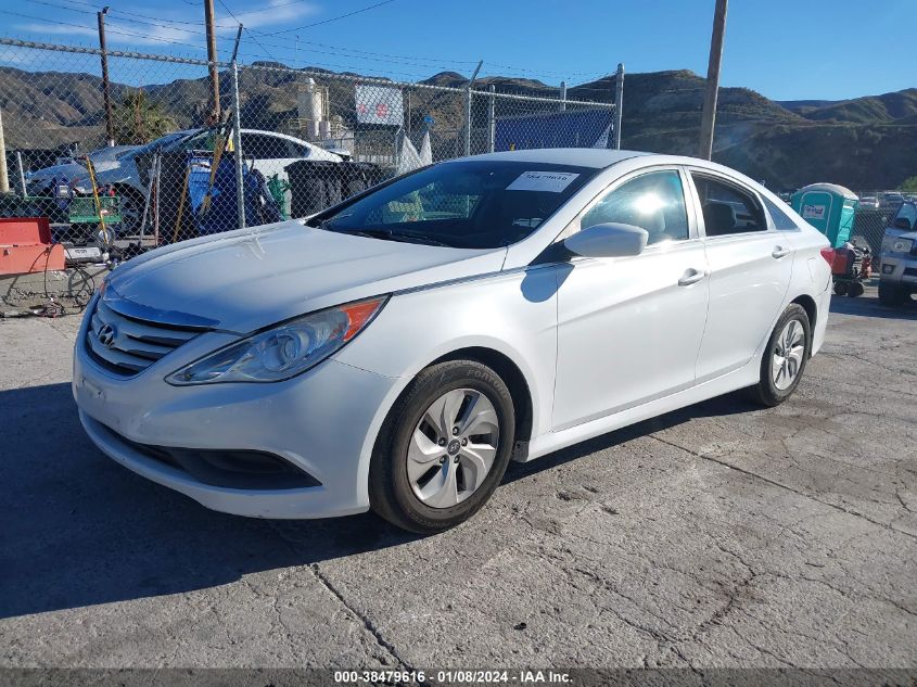 2014 HYUNDAI SONATA GLS - 5NPEB4AC9EH825402