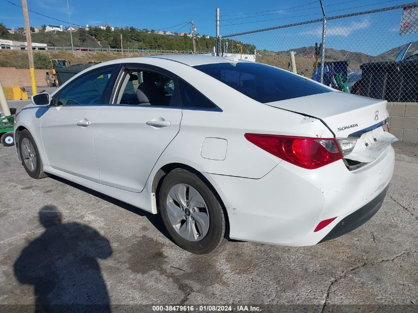 2014 HYUNDAI SONATA GLS - 5NPEB4AC9EH825402