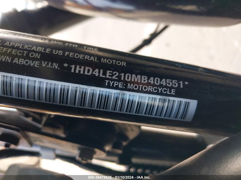 2021 HARLEY-DAVIDSON XL883 N - 1HD4LE210MB404551