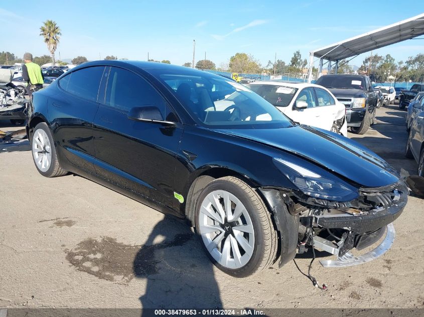 2023 TESLA MODEL 3 REAR-WHEEL DRIVE - 5YJ3E1EA4PF571217