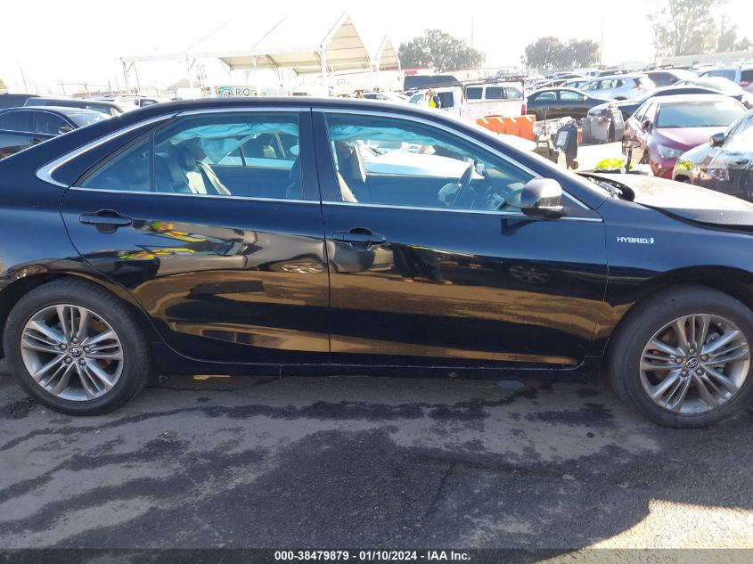 2016 TOYOTA CAMRY HYBRID SE 4T1BD1FK1GU199022