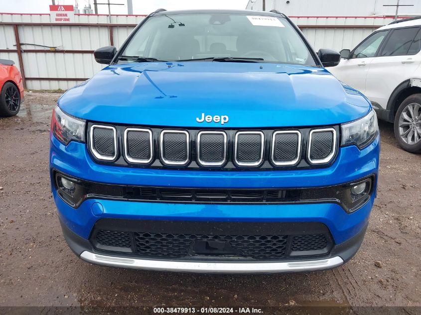 2022 JEEP COMPASS LIMITED 4X4 - 3C4NJDCB0NT223804