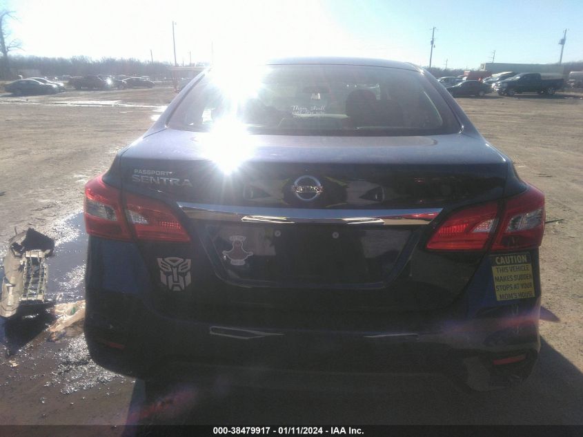 2019 NISSAN SENTRA S - 3N1AB7AP9KY405546
