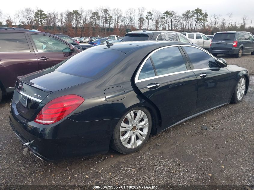 WDDUG8FBXFA136682 | 2015 MERCEDES-BENZ S 550