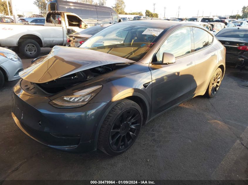 2021 TESLA MODEL Y - 5YJYGDEE0MF160588