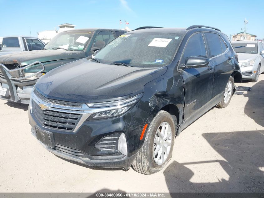 2022 CHEVROLET EQUINOX LT - 3GNAXKEV7NL229955