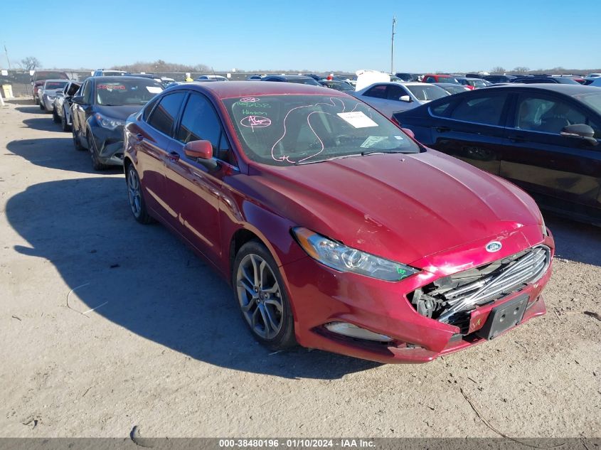 2017 FORD FUSION SE - 3FA6P0H79HR407517