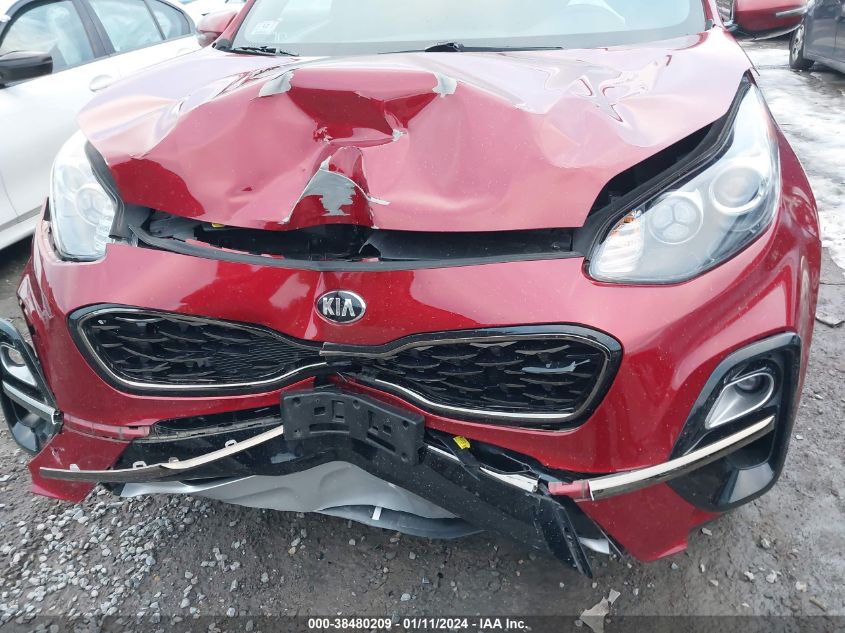 VIN KNDP6CAC9M7878451 2021 KIA SPORTAGE S