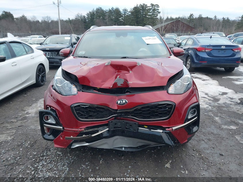 VIN KNDP6CAC9M7878451 2021 KIA SPORTAGE S