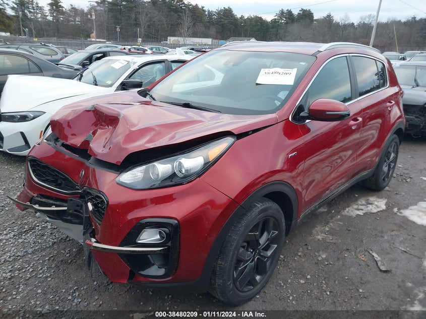 VIN KNDP6CAC9M7878451 2021 KIA SPORTAGE S