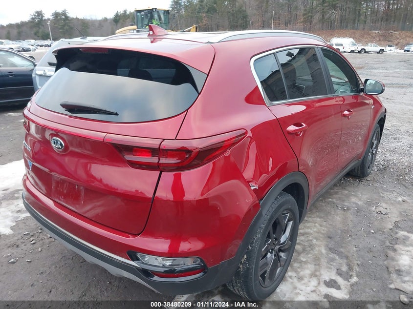 VIN KNDP6CAC9M7878451 2021 KIA SPORTAGE S